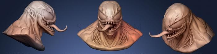 3D model Venom Head Sculpt (STL)